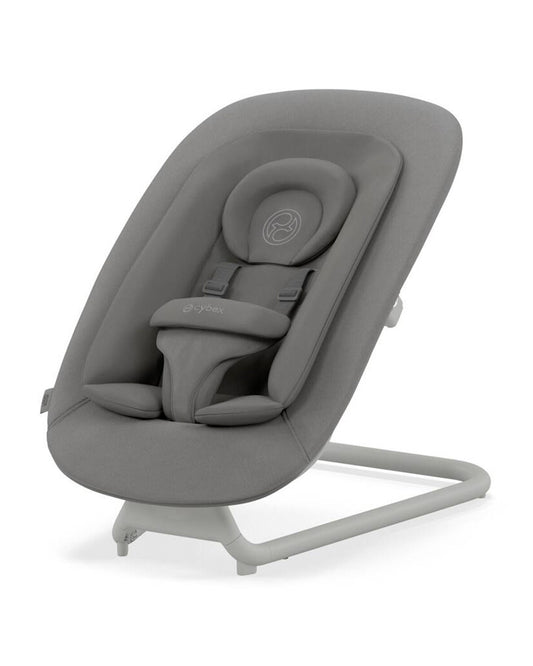 Cybex Lemo Baby Bouncer-Reclinable Seat-5 Point Harness-2 Years Warranty-For 0 to 3Y (Upto 15 Kg)-Suede Grey