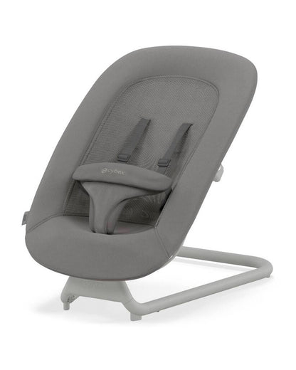 Cybex Lemo Baby Bouncer-Reclinable Seat-5 Point Harness-2 Years Warranty-For 0 to 3Y (Upto 15 Kg)-Suede Grey