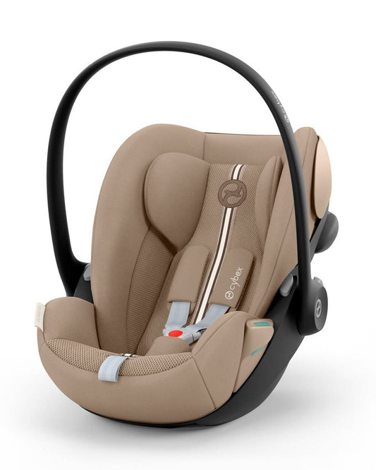 Cybex Cloud G i-Size PLUS Baby Car Seat-Rear Facing-Aircraft Certified-With Mesh Fabric For 6x Better Airflow-Near Flat Reclining Seat-14 Positions Adjustable Headrest-For 0 to 2Y (Upto 13 Kg)-Almond Beige