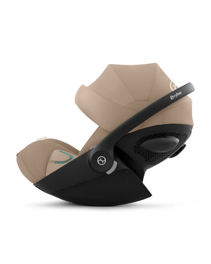 Cybex Cloud G i-Size PLUS Baby Car Seat-Rear Facing-Aircraft Certified-With Mesh Fabric For 6x Better Airflow-Near Flat Reclining Seat-14 Positions Adjustable Headrest-For 0 to 2Y (Upto 13 Kg)-Almond Beige