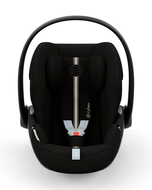 Cybex Cloud G i-Size PLUS Baby Car Seat-Rear Facing-Aircraft Certified-With Mesh Fabric For 6x Better Airflow-Near Flat Reclining Seat-14 Positions Adjustable Headrest-For 0M to 2Y (Upto 13 Kg)-Moon Black