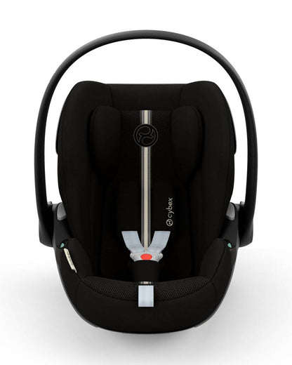 Cybex Balios S Lux Stroller & Cloud G i-Size Plus Car Seat Travel System-Includes Adapters-Black Frame & Moon Black