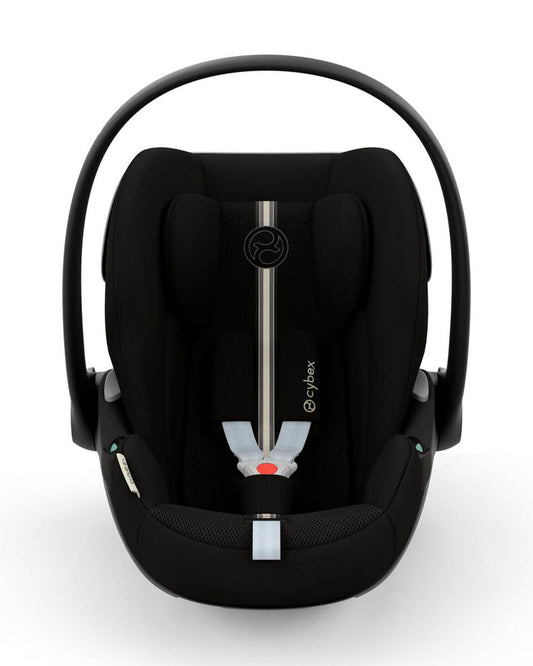 Cybex Balios S Lux Stroller & Cloud G i-Size Plus Car Seat Travel System-Includes Adapters-Black Frame & Moon Black