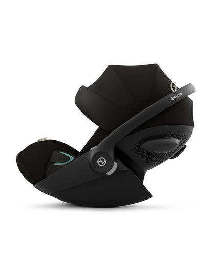 Cybex Balios S Lux Stroller & Cloud G i-Size Plus Car Seat Travel System-Includes Adapters-Black Frame & Moon Black