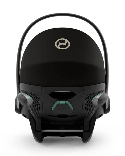 Cybex Cloud G i-Size PLUS Baby Car Seat-Rear Facing-Aircraft Certified-With Mesh Fabric For 6x Better Airflow-Near Flat Reclining Seat-14 Positions Adjustable Headrest-For 0M to 2Y (Upto 13 Kg)-Moon Black