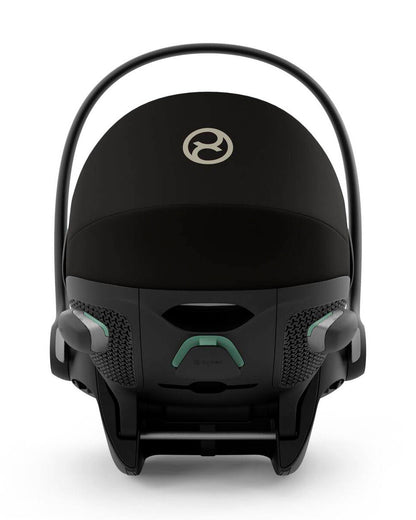 Cybex Balios S Lux Stroller & Cloud G i-Size Plus Car Seat Travel System-Includes Adapters-Black Frame & Moon Black