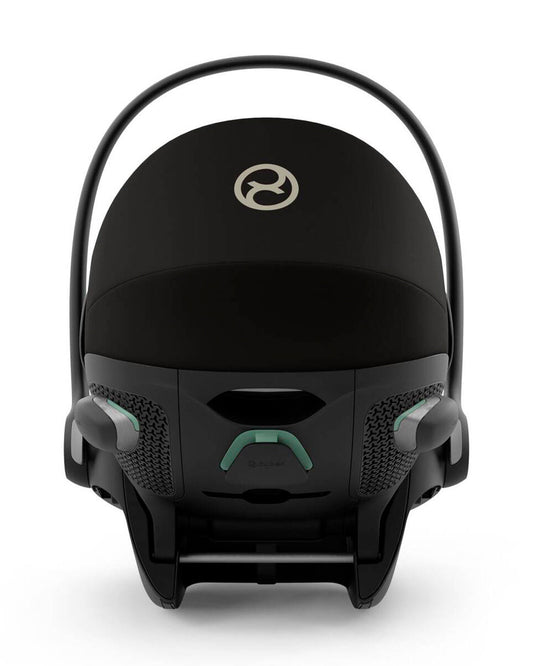 Cybex Balios S Lux Stroller & Cloud G i-Size Plus Car Seat Travel System-Includes Adapters-Black Frame & Moon Black