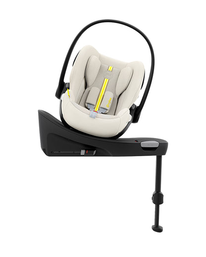 Cybex Cloud G i-Size PLUS Baby Car Seat-Rear Facing-Aircraft Certified-With Mesh Fabric For 6x Better Airflow-Near Flat Reclining Seat-14 Positions Adjustable Headrest-For 0 to 2Y (Upto 13 Kg)-Seashell Beige