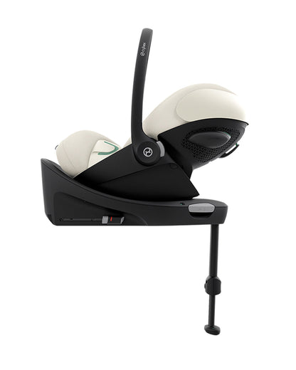 Cybex Balios S Lux Stroller & Cloud G i-Size Plus Car Seat Travel System-Includes Adapters-Taupe Frame & Seashell Beige