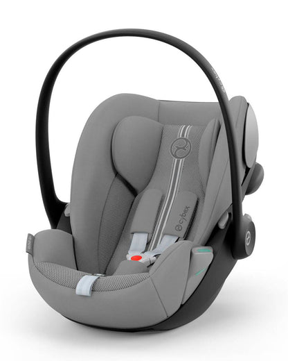 Cybex Balios S Lux Stroller & Cloud G i-Size Plus Car Seat Travel System-Includes Adapters-Silver Frame & Stone Grey