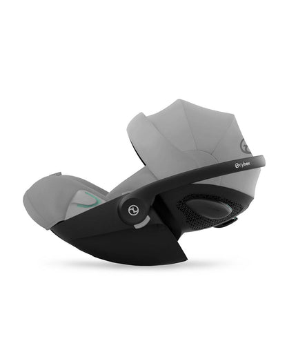 Cybex Balios S Lux Stroller & Cloud G i-Size Plus Car Seat Travel System-Includes Adapters-Silver Frame & Stone Grey