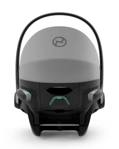 Cybex Balios S Lux Stroller & Cloud G i-Size Plus Car Seat Travel System-Includes Adapters-Silver Frame & Stone Grey