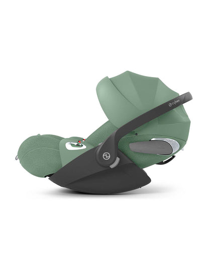 Cybex Coya Cabin Friendly Stroller & Cloud T i-Size Plus Car Seat Travel System-Includes Adapters-Rose Gold Frame & Leaf Green