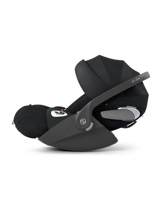 Cybex Coya Cabin Friendly Stroller & Cloud T i-Size Plus Car Seat Travel System-Includes Adapters-Rose Gold Frame & Sepia Black