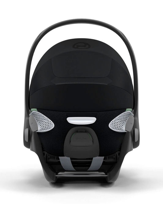 Cybex Cloud T i-Size PLUS Baby Car Seat-Rear Facing-Mesh Fabric For 6x Better Airflow-With Mesh Window On Canopy-Near Flat Reclining Seat-12 Positions Adjustable Headrest-For 0 to 2Y (Upto 13 Kg)-Sepia Black