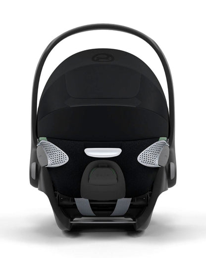 Cybex Coya Cabin Friendly Stroller & Cloud T i-Size Plus Car Seat Travel System-Includes Adapters-Rose Gold Frame & Sepia Black