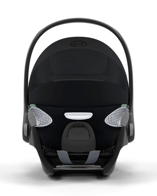 Cybex Coya Cabin Friendly Stroller & Cloud T i-Size Plus Car Seat Travel System-Includes Adapters-Rose Gold Frame & Sepia Black