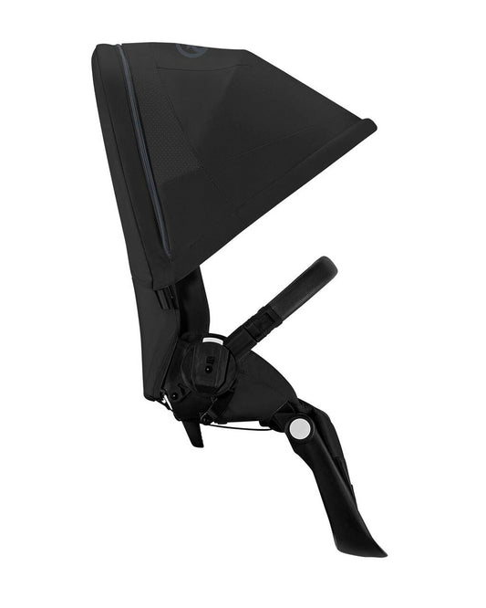 Cybex Gazelle S 2nd Seat Unit-Sibling Seat-Connects Directly To The Stroller With Built In Adapters-Reversible & Flat Reclining Seat-2 Years Warranty-Upto 22 Kg-Moon Black