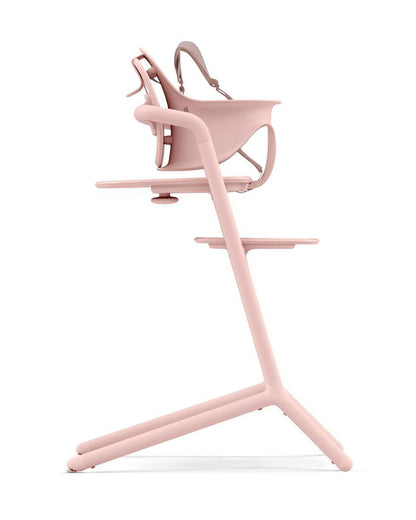 Cybex Lemo 3 in 1 High Chair-With Comfort Inlay, Baby Set & Tray-2 Years Warranty-For 6M to 99Y (Upto 120 Kg)-Pearl Pink