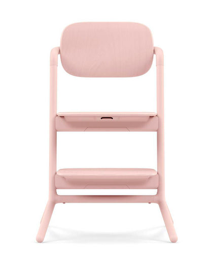 Cybex Lemo 3 in 1 High Chair-With Baby Set & Tray-Individual Height and Depth Adjustment of Seat & Footrest-Anti Tip Rear Wheels for Easy Movement-2 Years Warranty-For 6M to 99Y (Upto 120 Kg)-Pearl Pink
