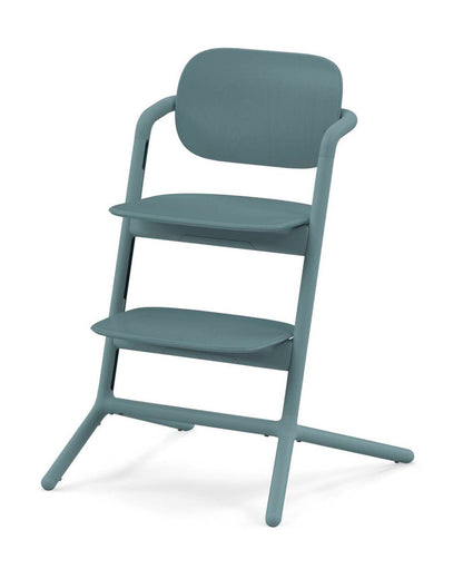 Cybex Lemo 3 in 1 High Chair-With Comfort Inlay, Baby Set & Tray-2 Years Warranty-For 6M to 99Y (Upto 120 Kg)-Stone Blue