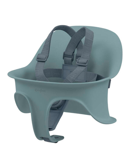 Cybex Lemo 3 in 1 High Chair-With Baby Set & Tray-Individual Height and Depth Adjustment of Seat & Footrest-Anti Tip Rear Wheels for Easy Movement-2 Years Warranty-For 6M to 99Y (Upto 120 Kg)-Stone Blue