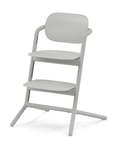 Cybex Lemo 3 in 1 High Chair-With Baby Set & Tray-Individual Height & Depth Adjustment of Seat & Footrest-Anti Tip Rear Wheels for Easy Movement-2 Years Warranty-For 6M to 99Y (Upto 120 Kg)-Suede Grey