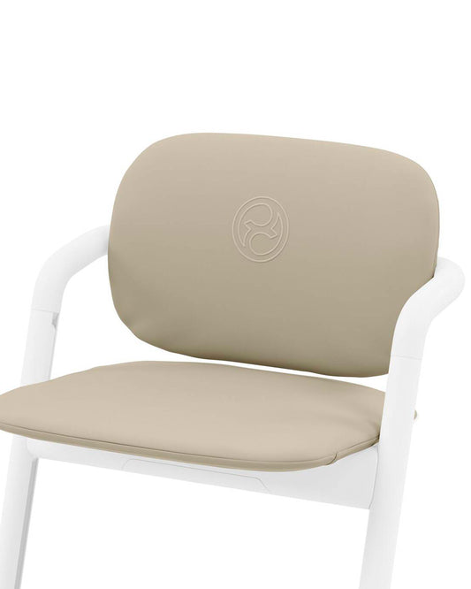 Cybex Lemo Comfort Inlay-Includes Baby Set Seat, Surface & Backrest Cushion-Adds Comfort To The Lemo Chair-2 Years Warranty-Sand White