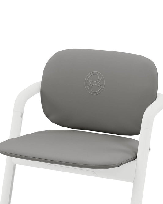 Cybex Lemo Comfort Inlay-Includes Baby Set Seat, Surface & Backrest Cushion-Adds Comfort To The Lemo Chair-2 Years Warranty-Suede Grey