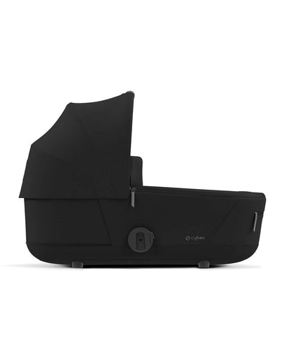 Cybex Mios Lux Baby Carry Cot-With Two Separate Mesh Windows-100% Cotton-Intergrated Carry Handle-UPF 50+ Canopy with Visor-2 Years Warranty-For 0 to 6M (Upto 9 Kg)-Sepia Black