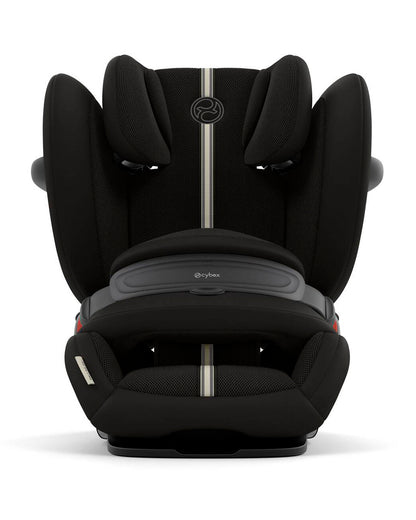 Cybex Pallas G2 PLUS Baby Car Seat-Forward Facing-Mesh Fabric For 6x Better Airflow-With Airbag Style Impact Shield-Reduces the Risk of Neck Injury-12 Positions Adjustable Headrest-For 15M to 12Y (9 to 50 Kg)-Moon Black