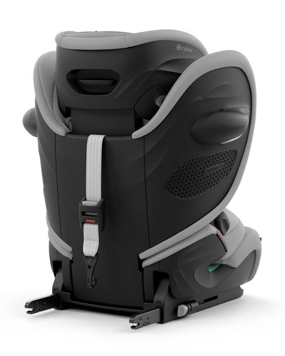 Cybex Pallas G2 PLUS Baby Car Seat-Forward Facing-Mesh Fabric For 6x Better Airflow-With Airbag Style Impact Shield-Reduces the Risk of Neck Injury-12 Positions Adjustable Headrest-For 15M to 12Y (9 to 50 Kg)-Stone Grey