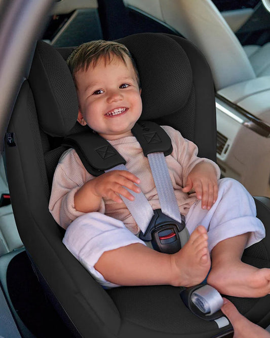 Cybex Sirona Gi i-Size Baby Car Seat With Newborn Inlay-Convertible (Forward & Rear Facing)-360 Degree Rotation-5 Positions Recline in Both Mode-For 0M to 4Y (Upto 20 Kg)-Magic Black