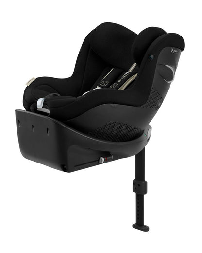 Cybex Sirona Gi i-Size PLUS Baby Car Seat-Convertible (Forward and Rear Facing)-With Mesh Fabric For 6x Better Airflow-360 Degree Rotation-5 Positions Recline in Both Mode-For 3M to 4Y (Upto 20 Kg)-Moon Black
