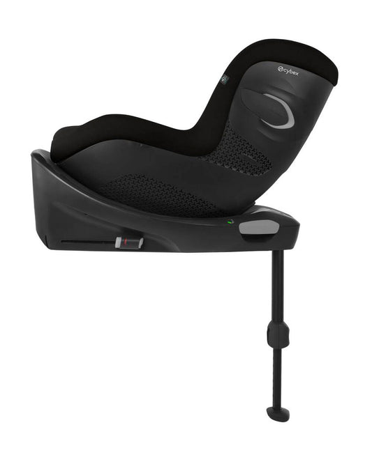 Cybex Sirona Gi i-Size PLUS Baby Car Seat-Convertible (Forward and Rear Facing)-With Mesh Fabric For 6x Better Airflow-360 Degree Rotation-5 Positions Recline in Both Mode-For 3M to 4Y (Upto 20 Kg)-Moon Black