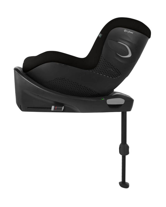 Cybex Sirona Gi i-Size PLUS Baby Car Seat With Newborn Inlay-Convertible (Forward & Rear Facing)-With Mesh Fabric For 6x Better Airflow-360 Degree Rotation-5 Positions Recline in Both Mode-For 0M to 4Y (Upto 20 Kg)-Moon Black