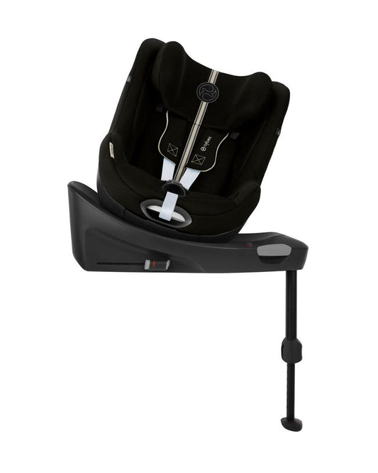 Cybex Sirona Gi i-Size PLUS Baby Car Seat-Convertible (Forward and Rear Facing)-With Mesh Fabric For 6x Better Airflow-360 Degree Rotation-5 Positions Recline in Both Mode-For 3M to 4Y (Upto 20 Kg)-Moon Black
