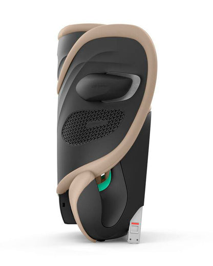 Cybex Solution G2 PLUS Foldable Car Seat-Forward Facing-Folds into Compact Shape-Mesh Fabric For 6x Better Airflow-With Convenient Carry Handle-12 Positions Adjustable Headrest-For 3 to 12Y (15 to 50 Kg)-Almond Beige