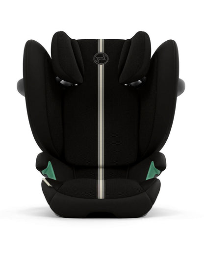 Cybex Solution G2 PLUS Foldable Car Seat-Forward Facing-Mesh Fabric For 6x Better Airflow-Folds into Compact Shape-With Convenient Carry Handle-12 Positions Adjustable Headrest-For 3 to 12Y (15 to 50 Kg)-Moon Black