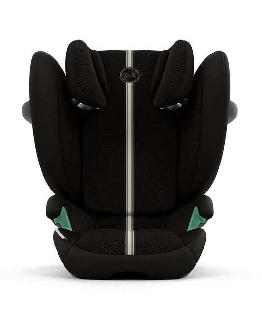 Cybex Solution G2 PLUS Foldable Car Seat-Forward Facing-Mesh Fabric For 6x Better Airflow-Folds into Compact Shape-With Convenient Carry Handle-12 Positions Adjustable Headrest-For 3 to 12Y (15 to 50 Kg)-Moon Black