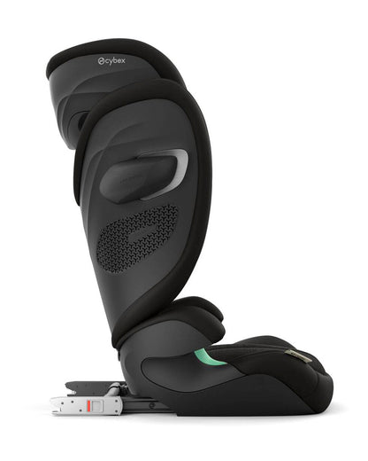 Cybex Solution G2 PLUS Foldable Car Seat-Forward Facing-Mesh Fabric For 6x Better Airflow-Folds into Compact Shape-With Convenient Carry Handle-12 Positions Adjustable Headrest-For 3 to 12Y (15 to 50 Kg)-Moon Black