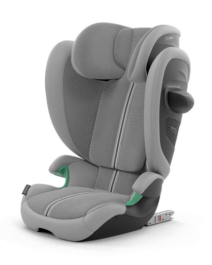 Cybex Solution G2 PLUS Foldable Car Seat-Forward Facing-Mesh Fabric For 6x Better Airflow-Folds into Compact Shape-With Convenient Carry Handle-12 Positions Adjustable Headrest-For 3 to 12Y (15 to 50 Kg)-Stone Grey