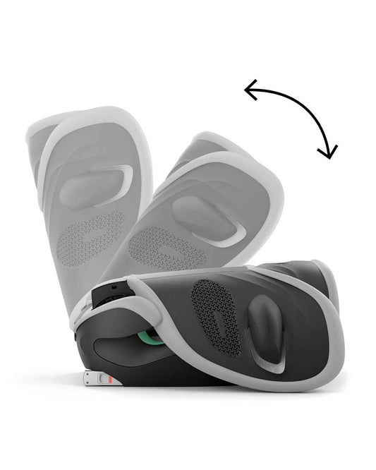 Cybex Solution G2 PLUS Foldable Car Seat-Forward Facing-Mesh Fabric For 6x Better Airflow-Folds into Compact Shape-With Convenient Carry Handle-12 Positions Adjustable Headrest-For 3 to 12Y (15 to 50 Kg)-Stone Grey