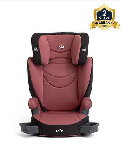 Joie Basil 2-in-1 Baby Car Seat-Forward Facing-Belt Positioning Booster-Converts to Backless Booster-7 Positions Adjustable Headrest-With Retractable Cup Holders-For 4 to 12Y (18 to 54 Kg)-Crimson