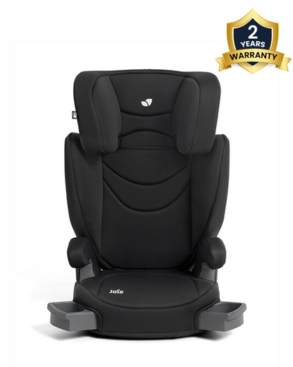 Joie Basil 2-in-1 Baby Car Seat-Forward Facing-Belt Positioning Booster-Converts to Backless Booster-7 Positions Adjustable Headrest-With Retractable Cup Holders-For 4 to 12Y (18 to 54 Kg)-Shale