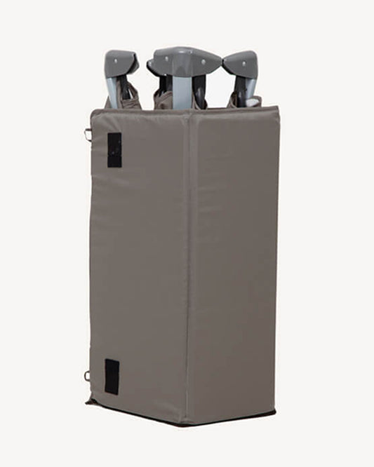 Joie Illusion Travel Cot With Tuckaway Changing Table-Deluxe Parent Organizer With Storage-Removable Bassinet-Compact Fold-Includes Carry Bag-For Infants-Upto 15 Kg-Nickel