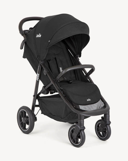 Joie Literax Pro Baby Stroller-One Hand Fold-Flat Reclining Seat-Car Seat Compatible-2 Years Warranty-For 0 to 4Y (Upto 22 Kg)-Shale