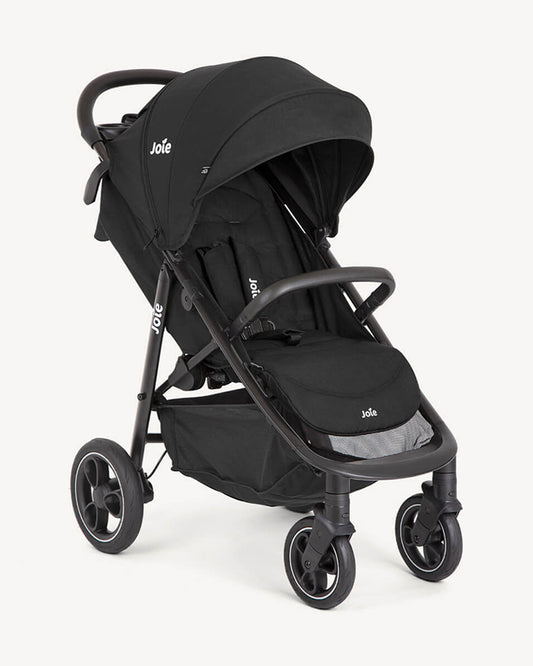 Joie Literax Pro Baby Stroller-One Hand Fold-Flat Reclining Seat-Car Seat Compatible-2 Years Warranty-For 0 to 4Y (Upto 22 Kg)-Shale