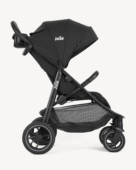 Joie Literax Pro Baby Stroller-One Hand Fold-Flat Reclining Seat-Car Seat Compatible-2 Years Warranty-For 0 to 4Y (Upto 22 Kg)-Shale
