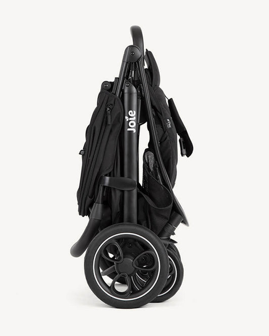 Joie Literax Pro Baby Stroller-One Hand Fold-Flat Reclining Seat-Car Seat Compatible-2 Years Warranty-For 0 to 4Y (Upto 22 Kg)-Shale